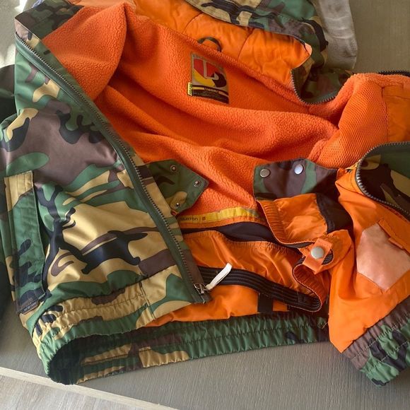 Burton Dryride Ski Snowboarding Jacket Camouflage Outdoor Performance Men’s Sz M - Picture 3 of 15